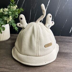 bebe Cream Kids Hat with Cute Ears